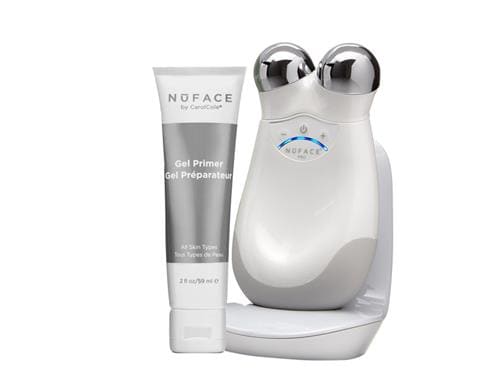 Skincare tools. NuFACE Trinity PRO Facial Toning Kit.