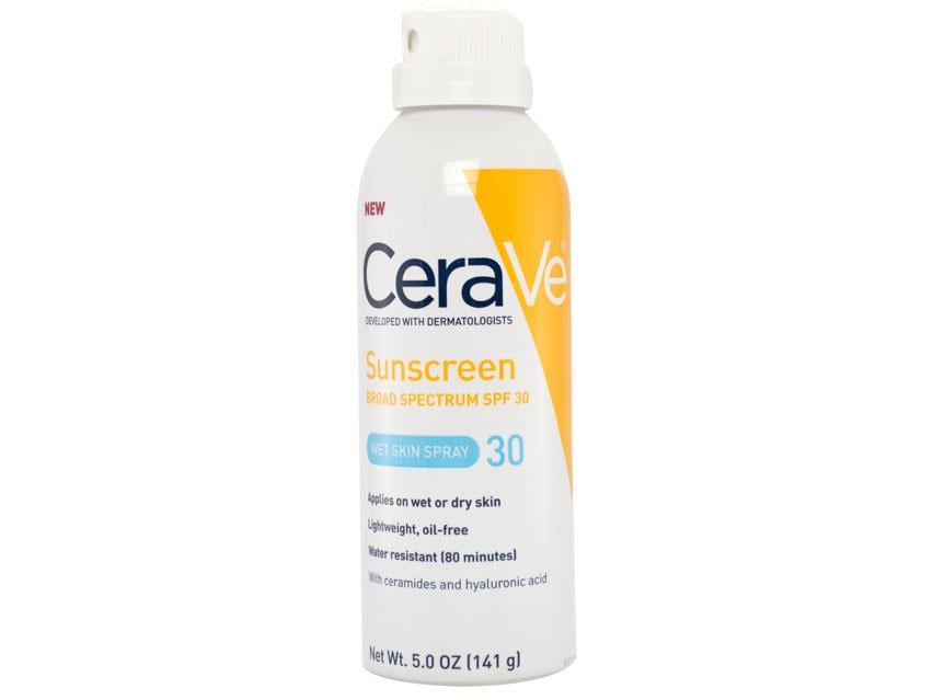 CeraVe Sunscreen Broad Spectrum SPF 30 Wet Skin Spray