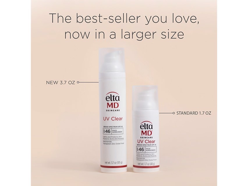 EltaMD UV Clear SPF 46 Broad Spectrum Sunscreen - Untinted 3.7 fl oz