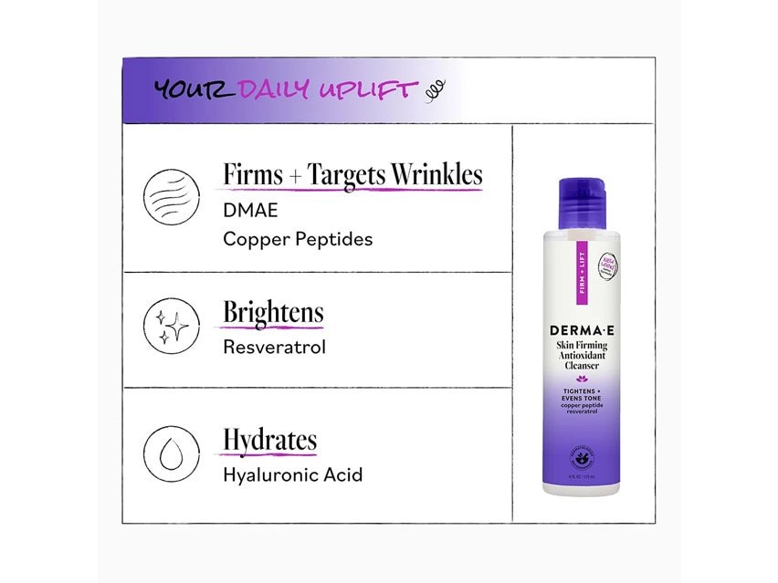 derma e Skin Firming Antioxidant Cleanser