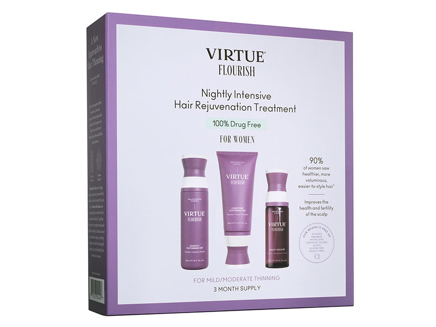VIRTUE Flourish Nightly Intensive Hair Rejuvenation Treatment - 90 day
