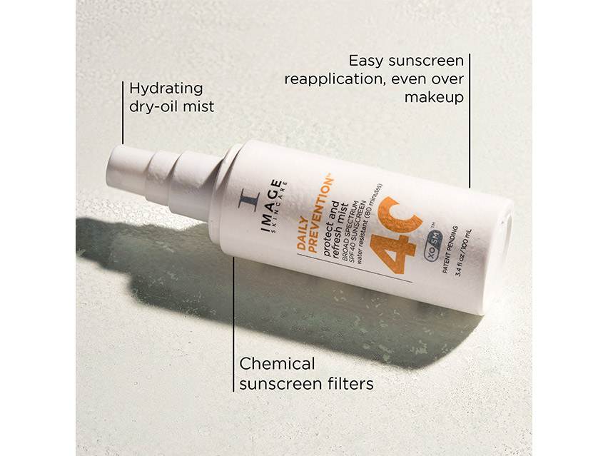 IMAGE Skincare DAILY PREVENTION Protect and Refresh Mist SPF 40