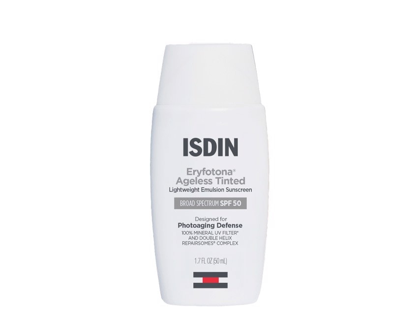 ISDIN Eryfotona Ageless Tinted Lightweight Emulsion Sunscreen SPF 50 New Formula - 1.7 fl oz