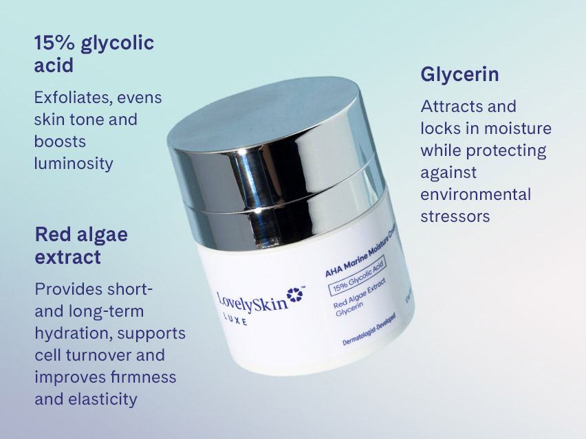 LovelySkin LUXE AHA Marine Moisture Cream