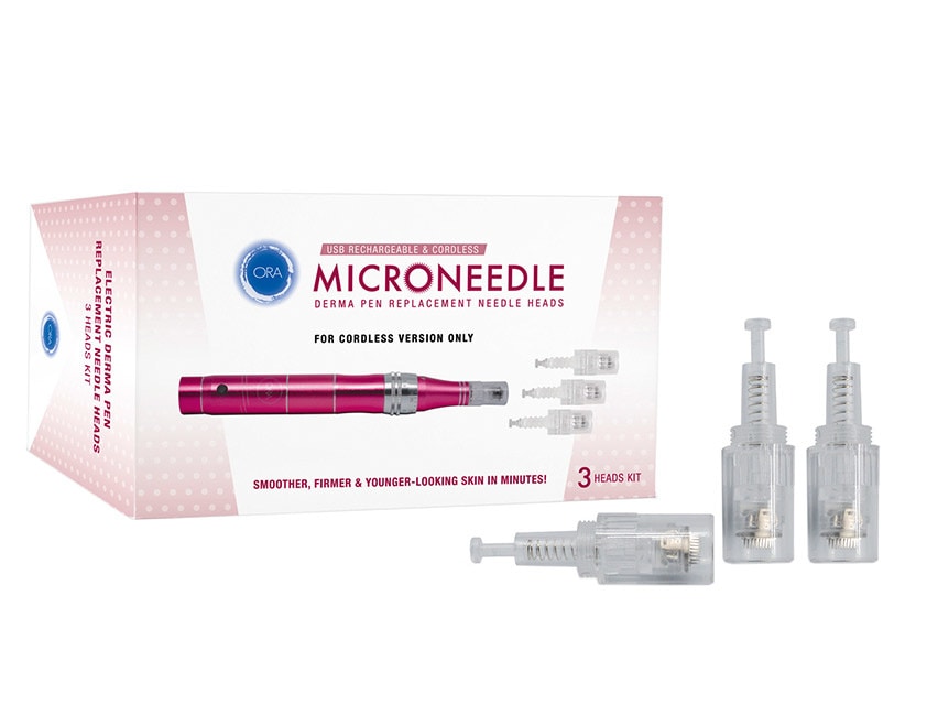 ORA Microneedle Derma Pen Replacement Heads for CORDLESS Device