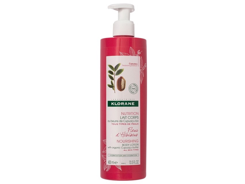 Klorane Hibiscus Flower Body Lotion with Cupuacu Butter - 13.5oz