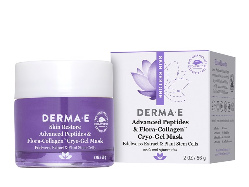 derma e Skin Restore Advanced Peptides & Flora-Collagen Cryo-Gel Mask