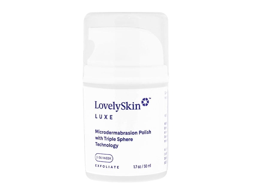 LovelySkin LUXE Microdermabrasion Polish with Triple Sphere Technology