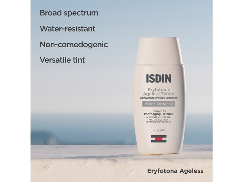 ISDIN Photo Eryfotona Ageless Ultralight Tinted Mineral SPF 50 Sunscreen