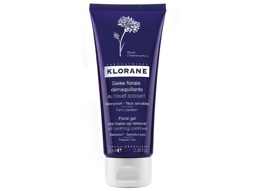Klorane Floral Gel Eye Make-up Remover with Soothing Cornflower