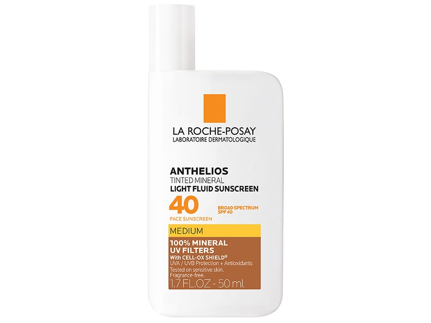 La Roche-Posay Anthelios Tinted Mineral Light Fluid SPF 40 - Deep