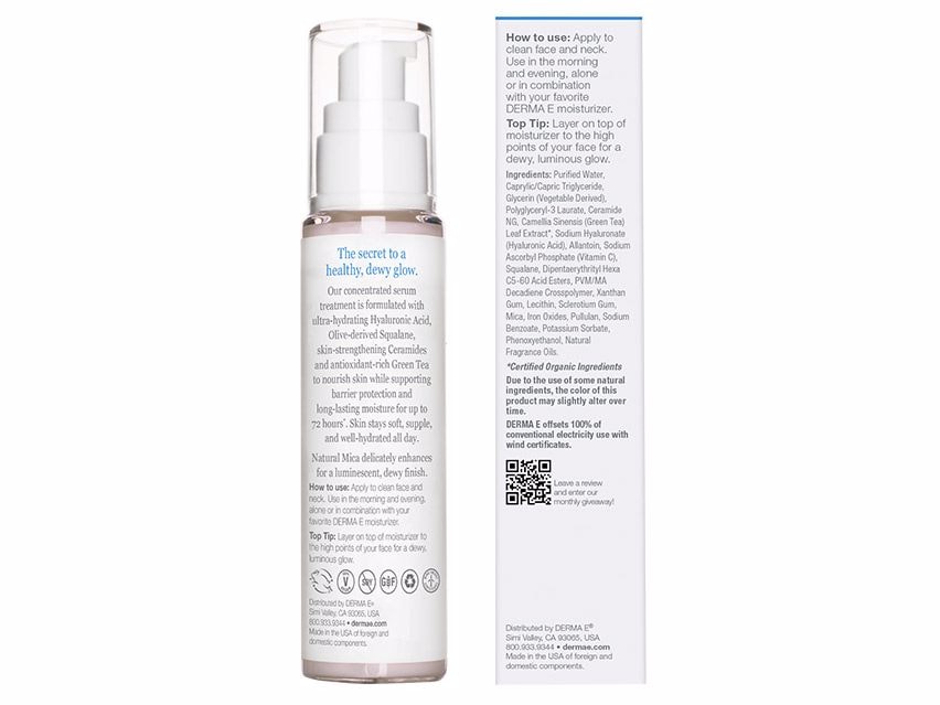 derma e Ultra Hydrating Hyaluronic Acid Dewy Skin Serum