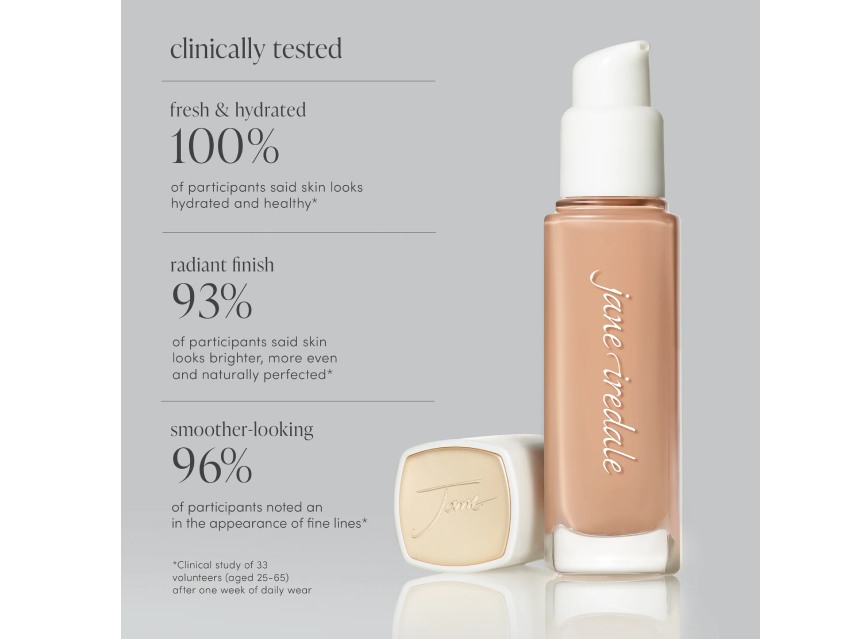 jane iredale Skintuition SPF 30 Liquid Foundation &amp; Multiuse Blending Brush Duo