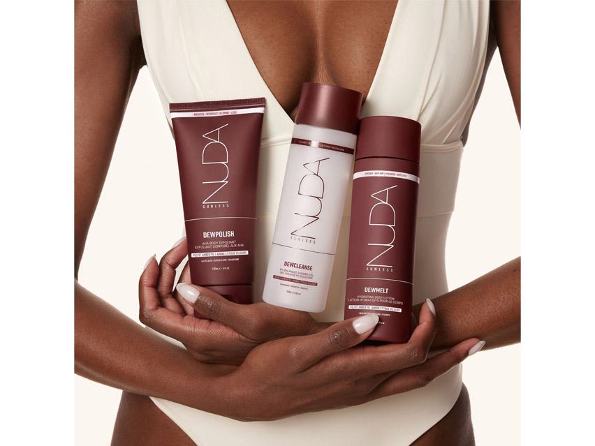 NUDA Sunless DewCleanse PH Balanced Shower Gel