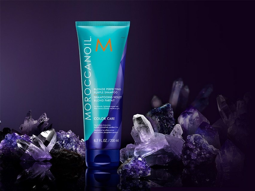Moroccanoil Blonde Perfecting Purple Shampoo - 6.7 oz
