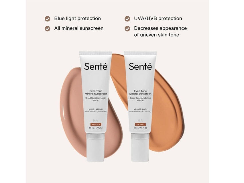 Senté Even Tone Mineral Sunscreen SPF 36/40