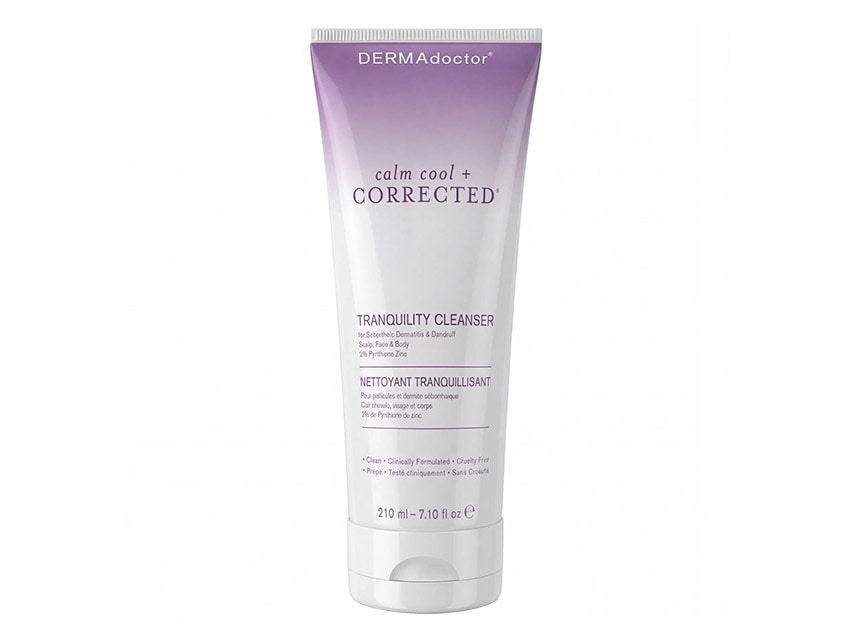 DERMAdoctor Calm Cool + Corrected Tranquility Cleanser for Seborrheic Dermatitis &amp; Dandruff