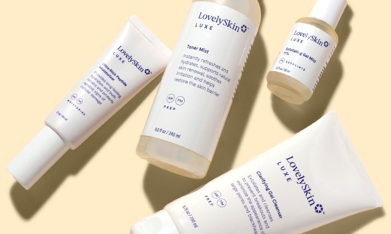 LovelySkin LUXE curated daily regimens