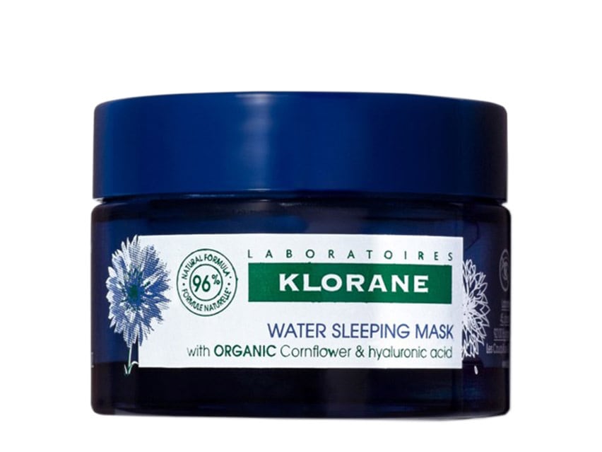 Klorane Revitalizing Water Sleeping Mask with Cornflower