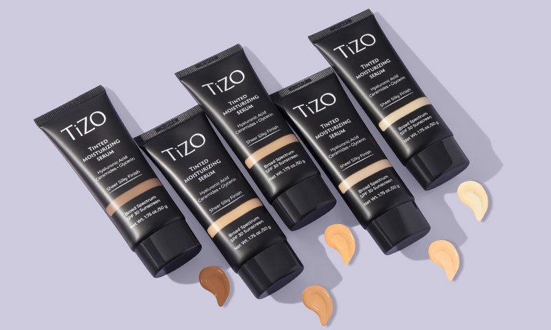 TiZO tinted sunscreens