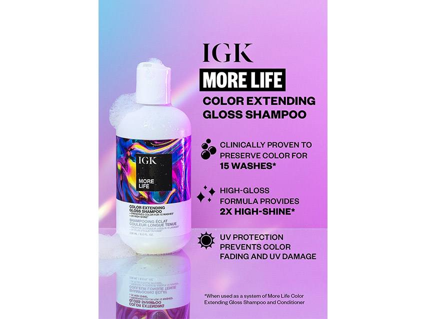 IGK More Life Shampoo