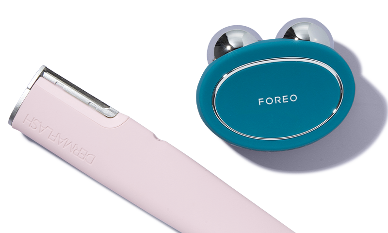 Dermaflash and FOREO face tool