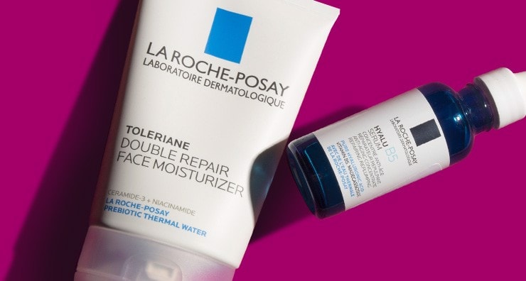 How to use La Roche-Posay Toleriane Double Repair and Hyalu B5 together