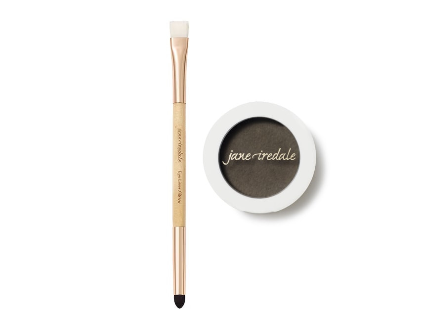 jane iredale PureBrow Powder & Eye Liner/Brow Brush Duo - Medium Brown