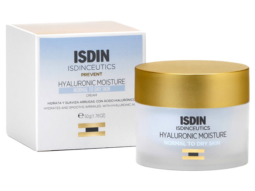 ISDIN Isdinceutics Hyaluronic Moisture Hydrating Face Moisturizer for Normal to Dry Skin
