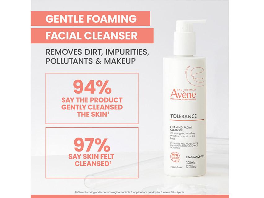 Avene Tolerance Foaming Facial Cleanser