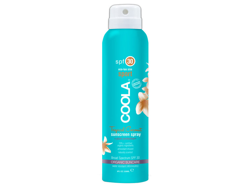 COOLA Eco-Lux Body SPF 30 Organic Sunscreen Spray - Tropical Coconut