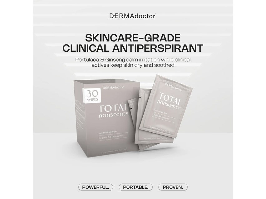 DERMAdoctor MED e TATE Antiperspirant Wipes