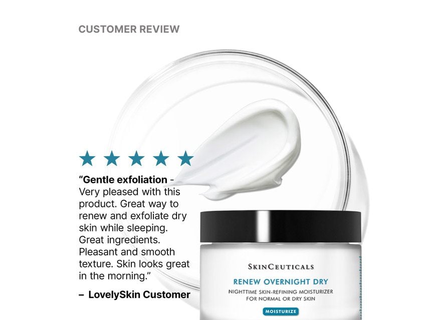 SkinCeuticals Renew Overnight Dry Gentle Exfoliating Moisturizer