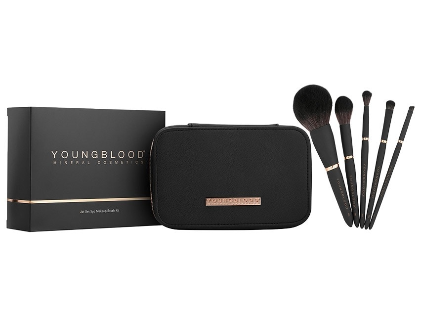Youngblood Mineral Cosmetics Jet Set Makeup Brush Kit
