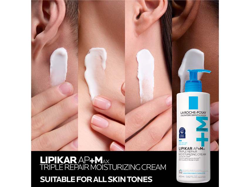 La Roche-Posay Lipikar AP+M Triple Repair Body &amp; Face Moisturizer For Dry Skin