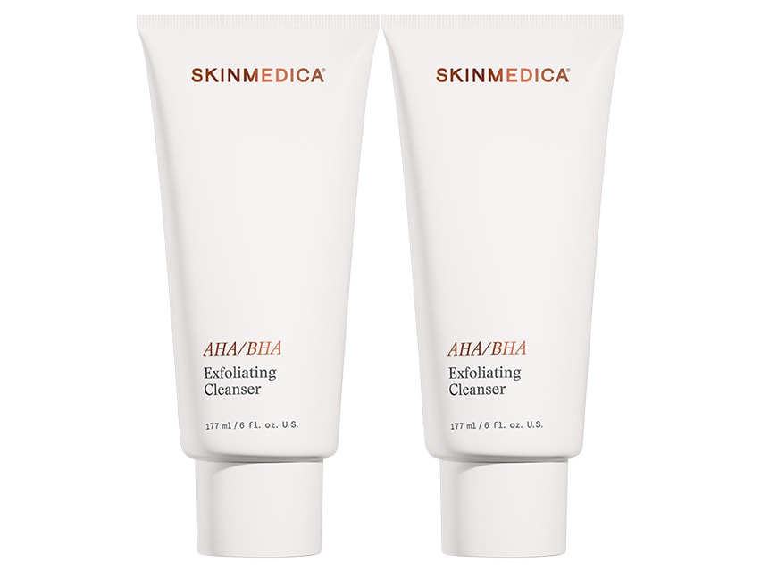 SkinMedica AHA/BHA Exfoliating Cleanser Duo