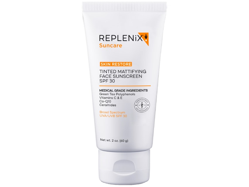Replenix Tinted Mattifying Mineral Sunscreen SPF 50+ - New