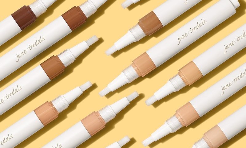 The full shade collection of concealers