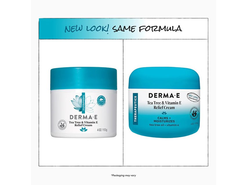 derma e Therapeutic Tea Tree &amp; Vitamin E Relief Cream