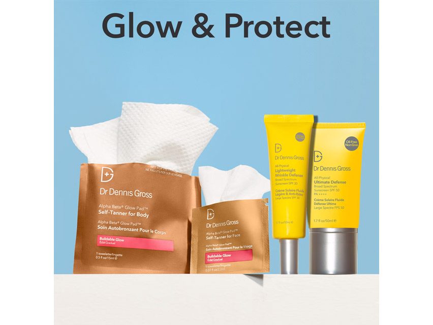 Dr. Dennis Gross Skincare Alpha Beta&#174; Glow Pad Self-Tanner for Face - Intense Glow