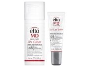 EltaMD UV Clear SPF 46 Untinted & UV Lip 36 Sunscreen Duo