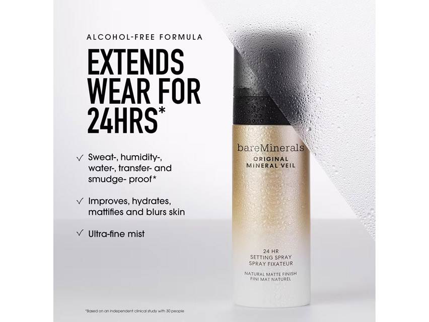 BareMinerals Original Mineral Veil 24HR Natural Matte Setting Spray