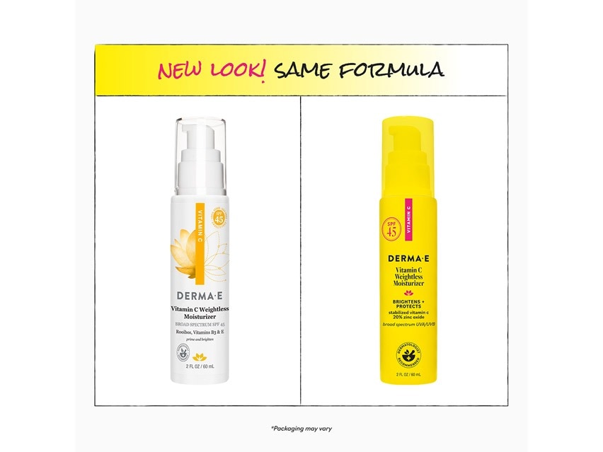 derma e Vitamin C Weightless Moisturizer SPF 45