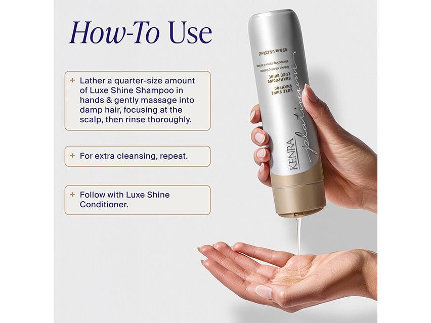 Kenra Professional Platinum Luxe Shine Shampoo - New