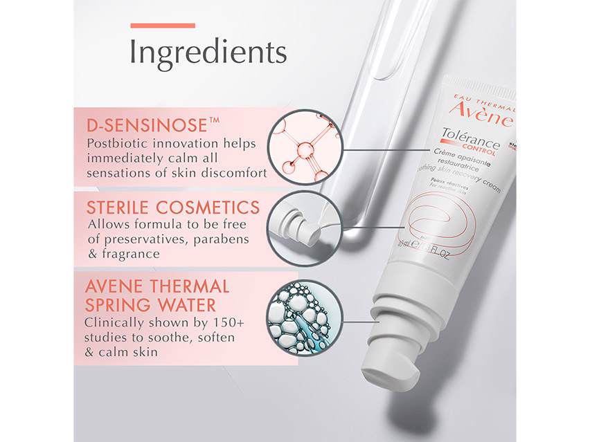 Eau Thermale Avene Tolerance Control Soothing Skin Recovery Cream  (previously Skin Recovery Cream) New & Improved, Hypersensitive  Normal-Combination