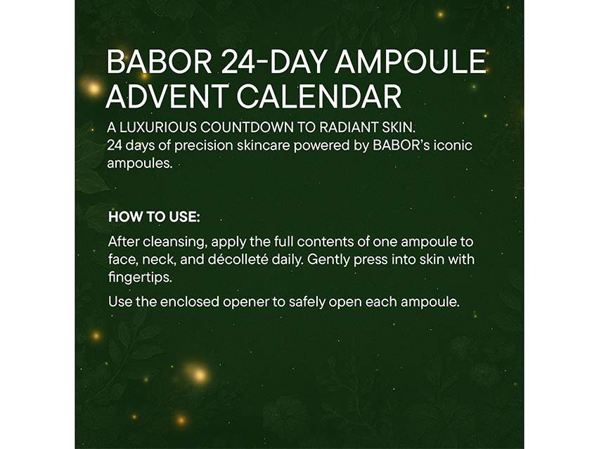 BABOR Advent Calendar 2025 - Limited Edition