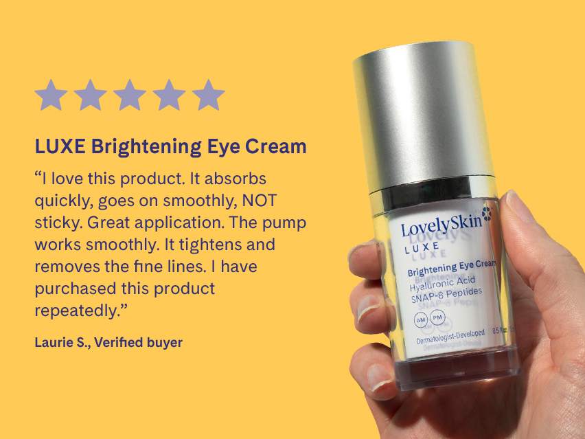 LovelySkin LUXE Brightening Eye Cream