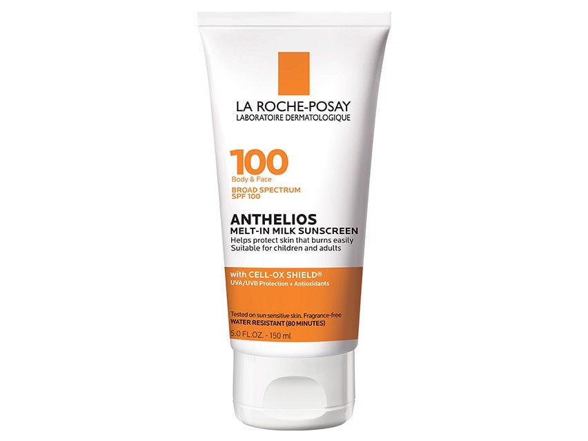 La Roche-Posay Anthelios Melt-in Milk Body & Face Sunscreen Lotion Broad Spectrum SPF 100 - 5 fl oz
