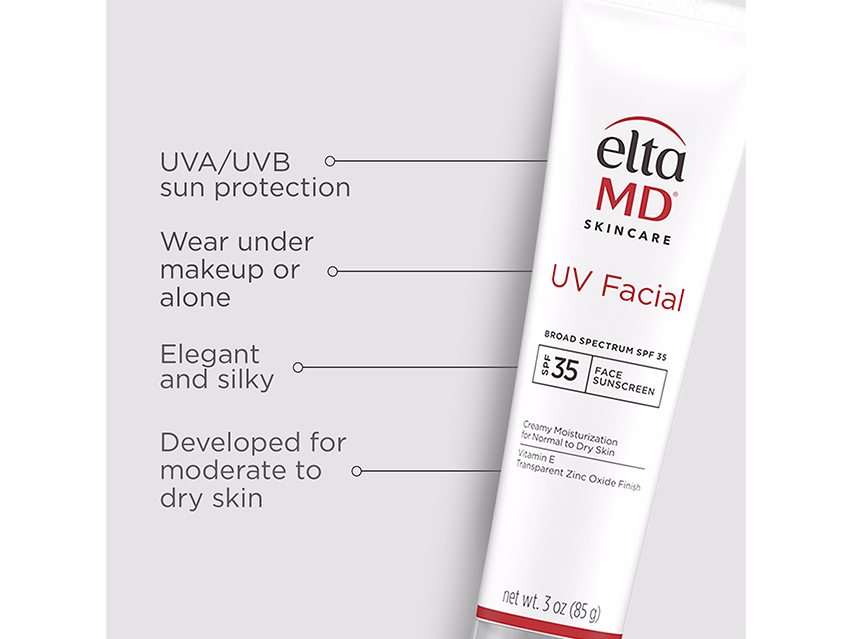 EltaMD UV Facial Broad Spectrum SPF 30+ Moisturizing Facial Sunscreen