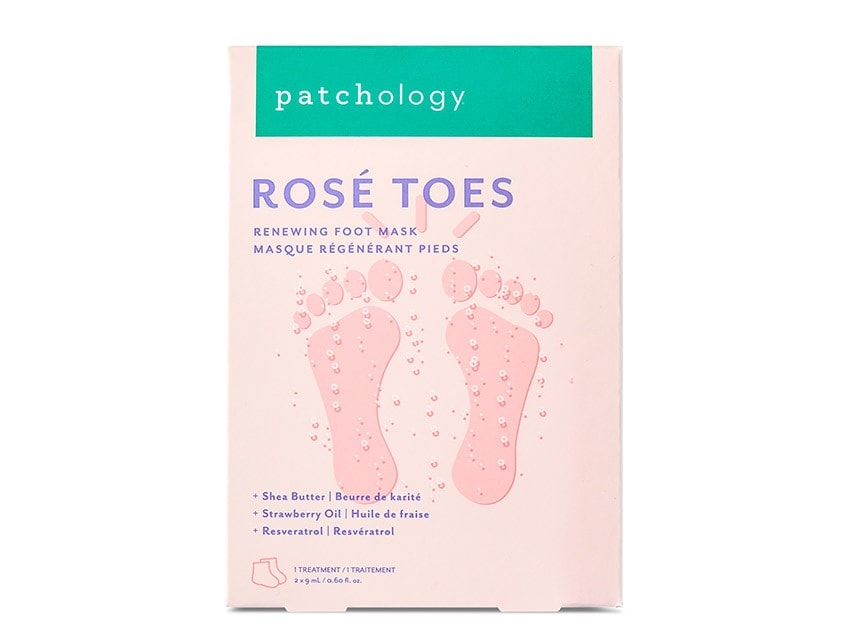 patchology Rose Toes Renewing Foot Mask